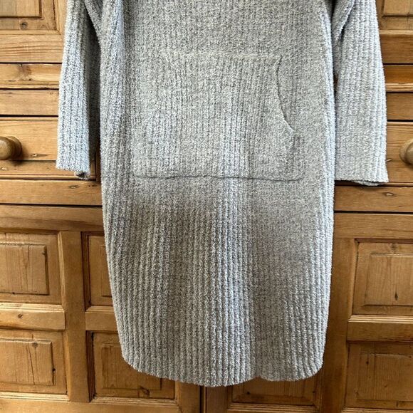 Softies Large / XL Sweater Dress Gray Lounger Pocket Cozy Soft Marshmallow - Picture 7 of 12